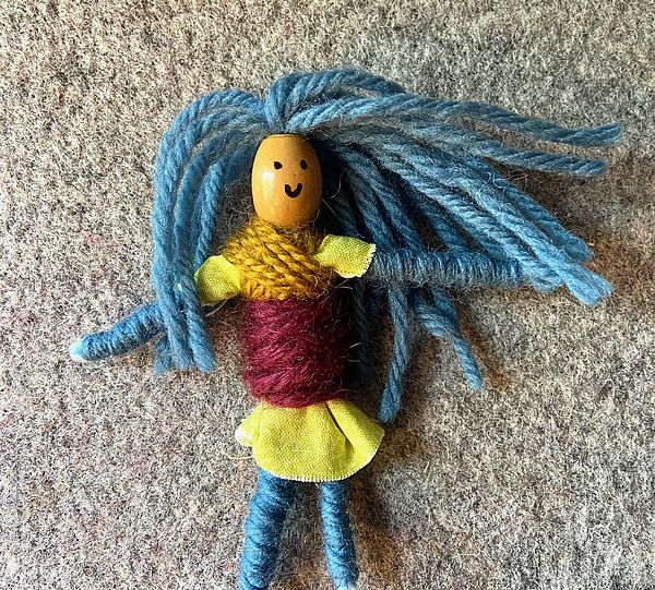 Photo of a worry doll